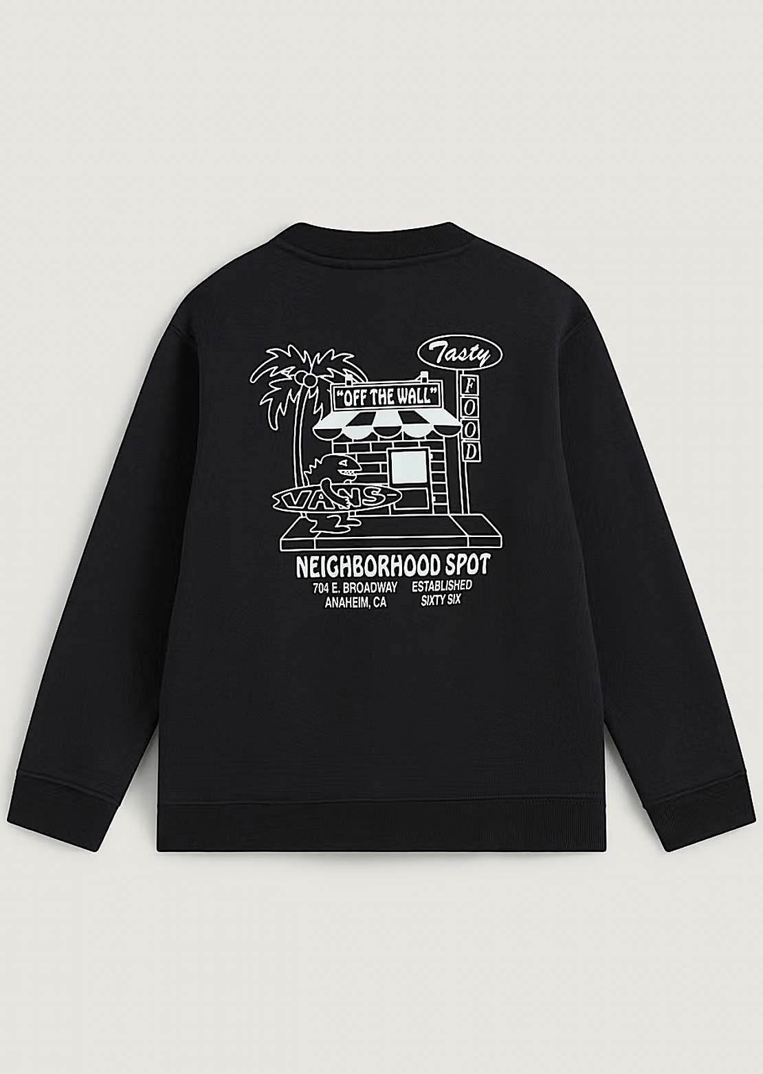Vans Junior Food Spot Crew Longsleeve
