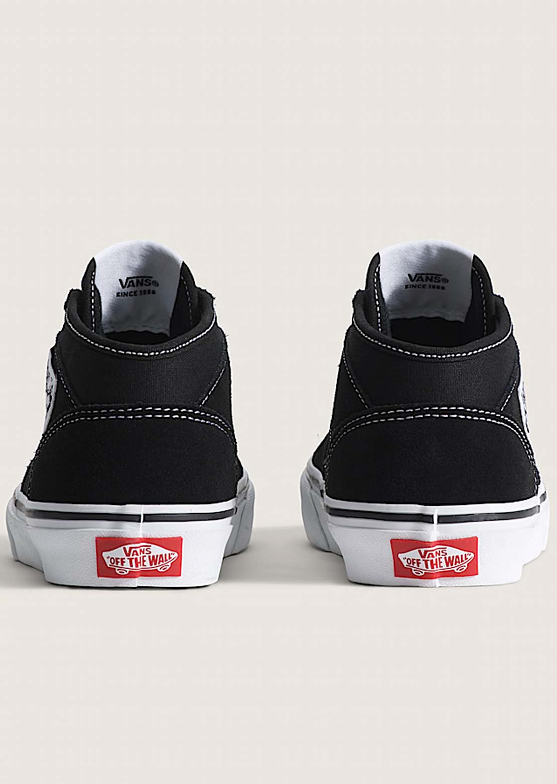 Vans Junior Half Cab Decon Shoes Black/True White