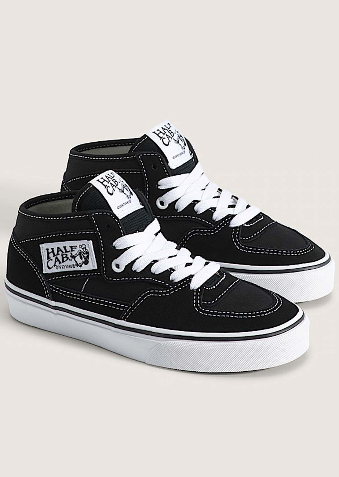 Vans Junior Half Cab Decon Shoes Black/True White