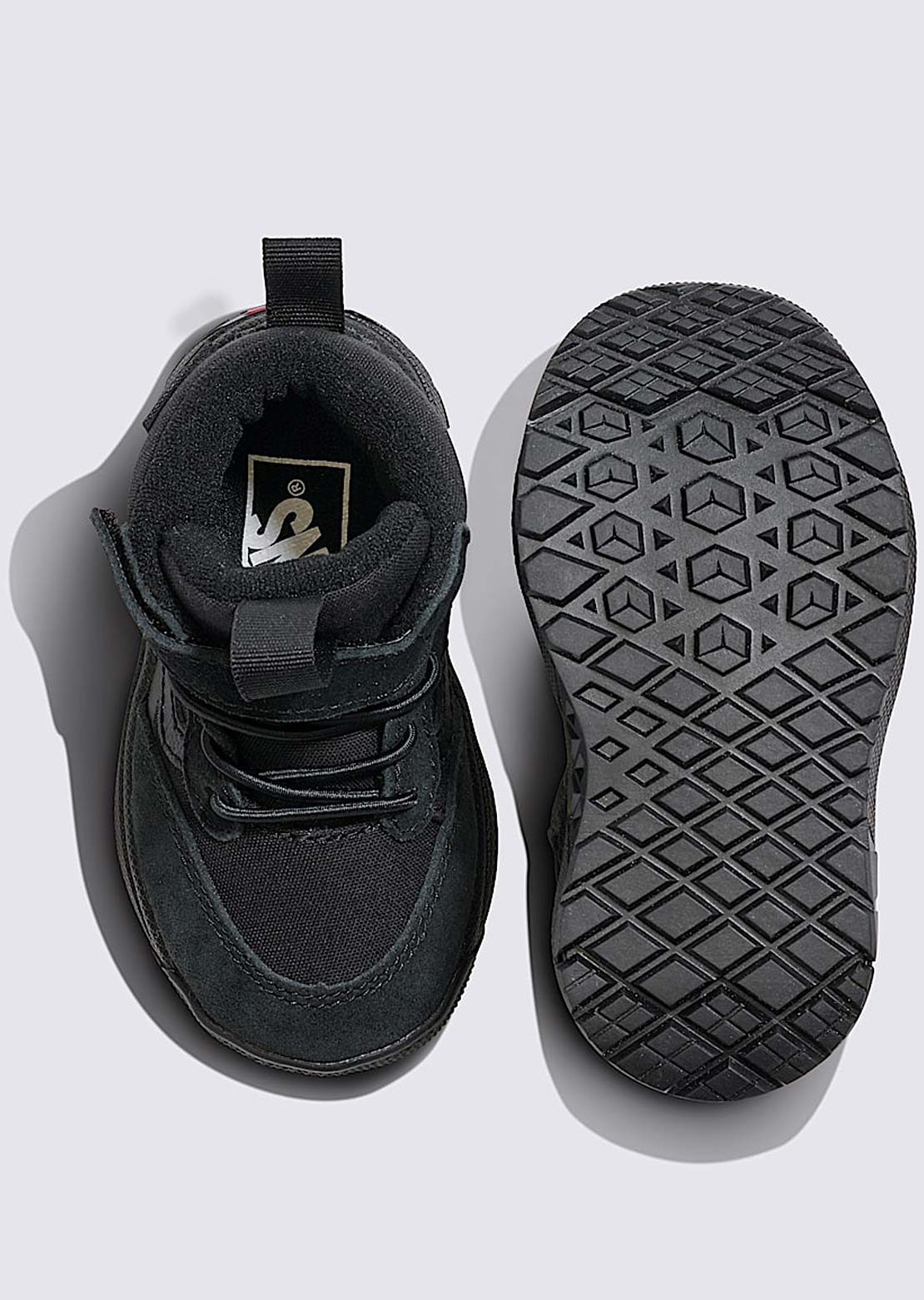 Vans Junior Mini Crest Shoes Black/Black