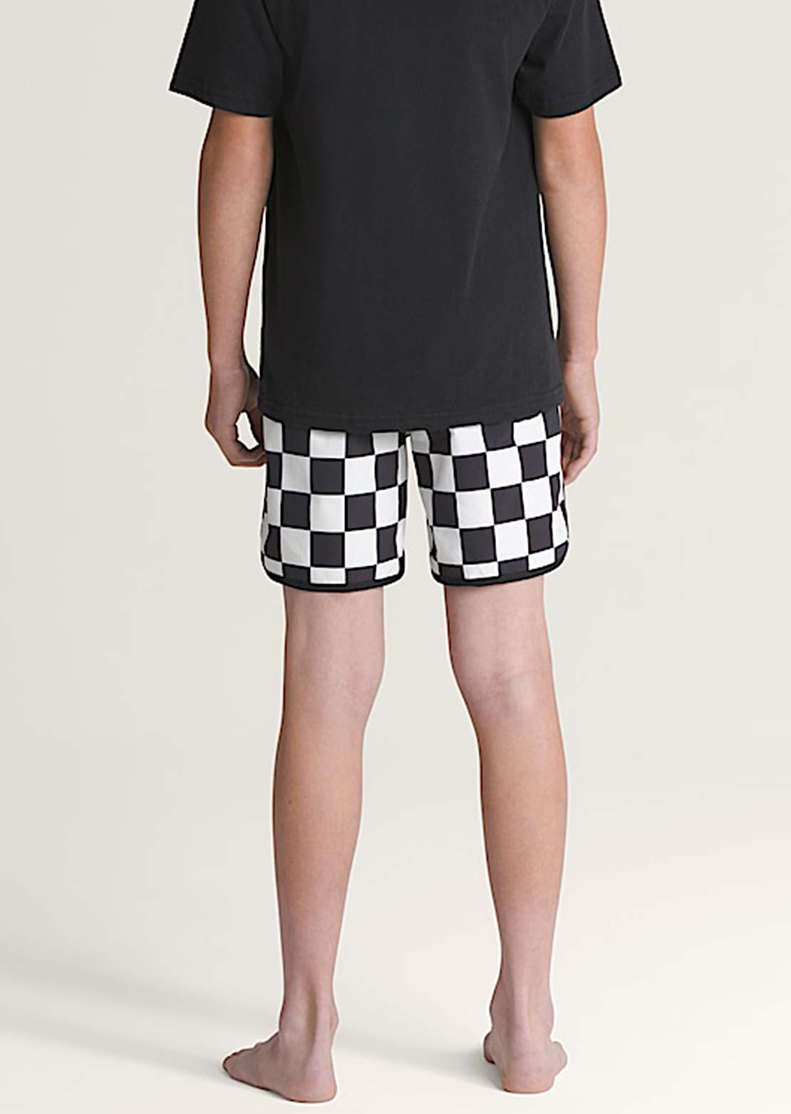 Vans Junior MTE Everride Scalloped AOP Boardshorts Black/White