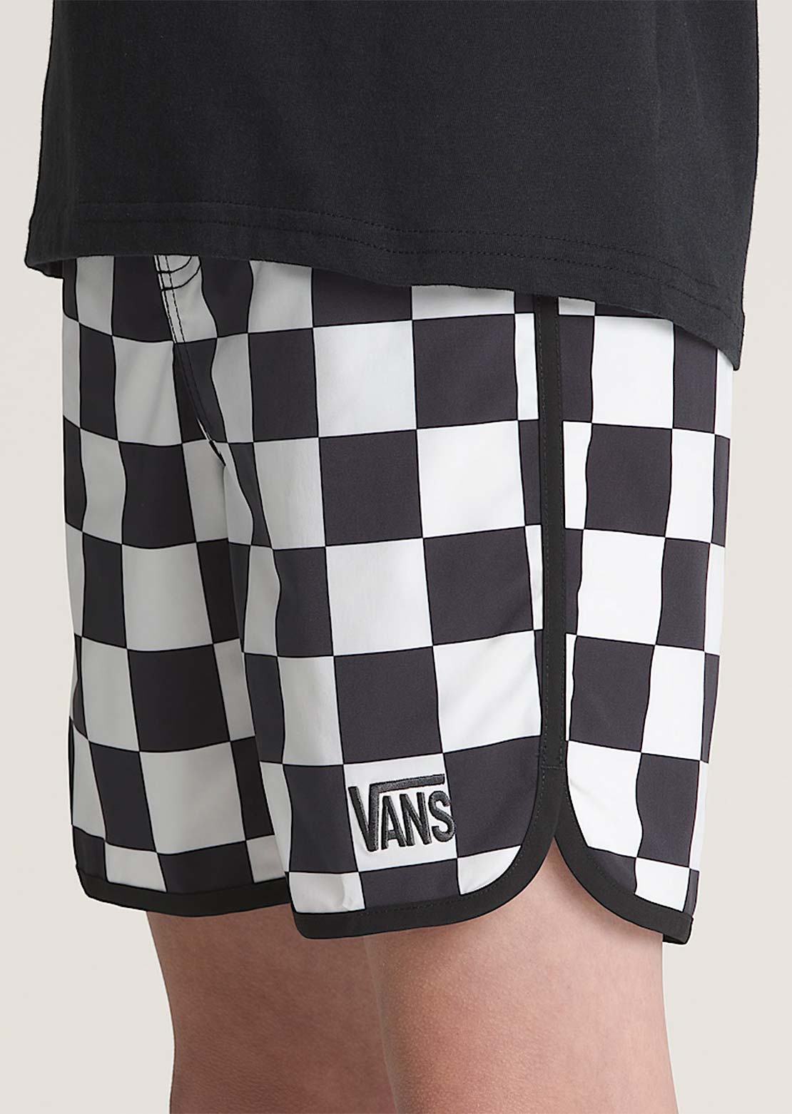 Vans Junior MTE Everride Scalloped AOP Boardshorts Black/White
