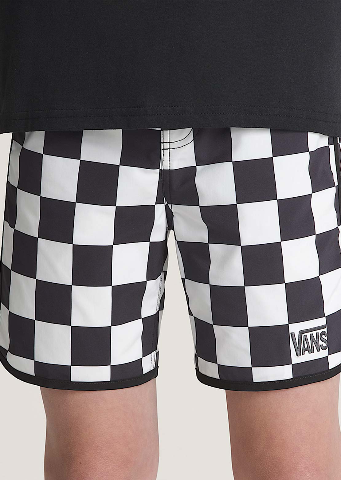 Vans Junior MTE Everride Scalloped AOP Boardshorts Black/White