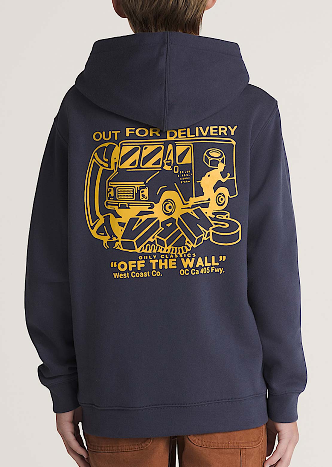 Vans Junior Next Stop Loose Pullover Hood Parisian Night