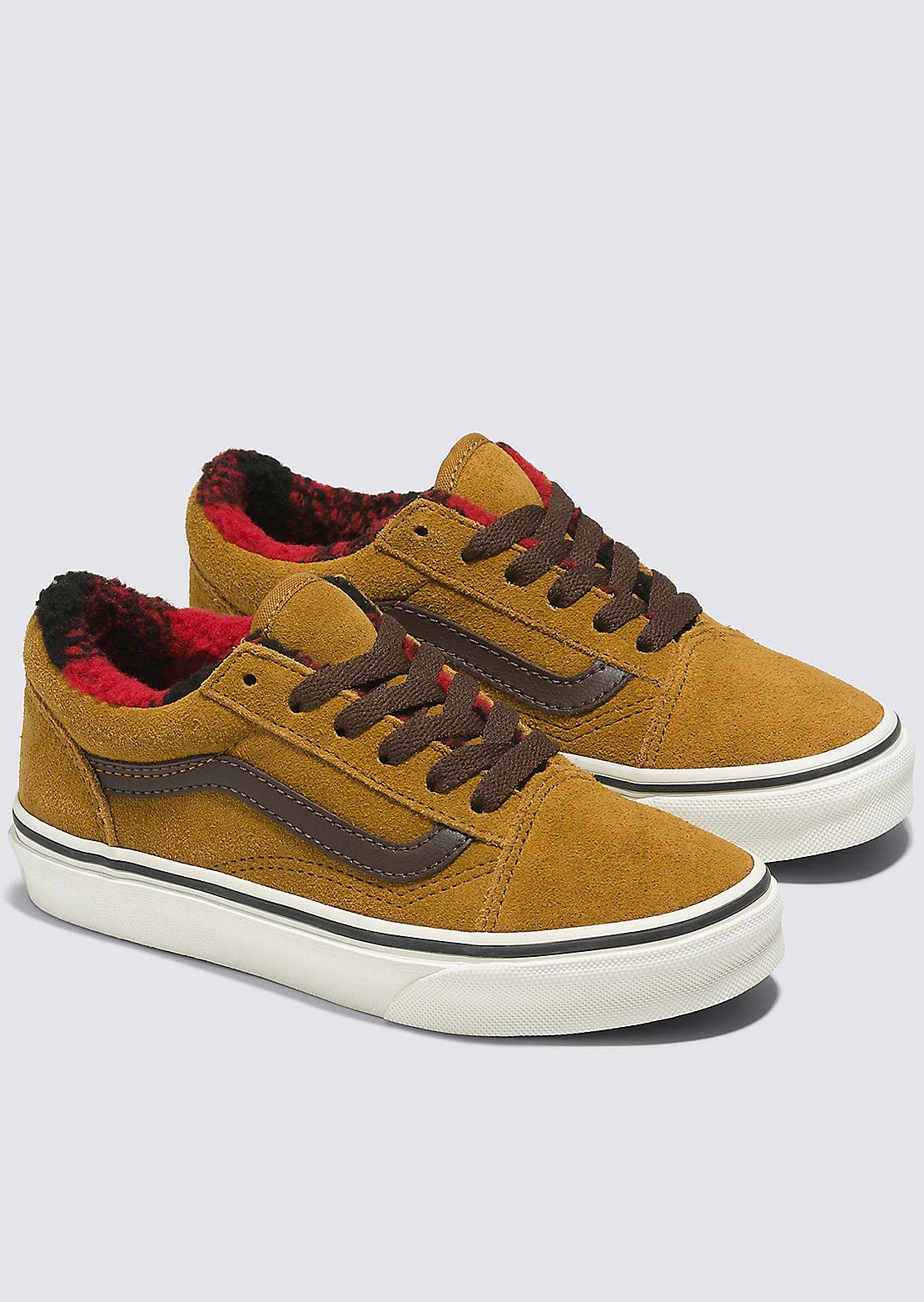 Vans Junior Old Skool Shoes Fatal Floral Golden Brown