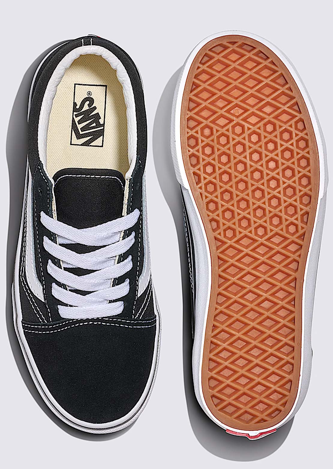 Vans Junior Old Skool Shoes Black/White