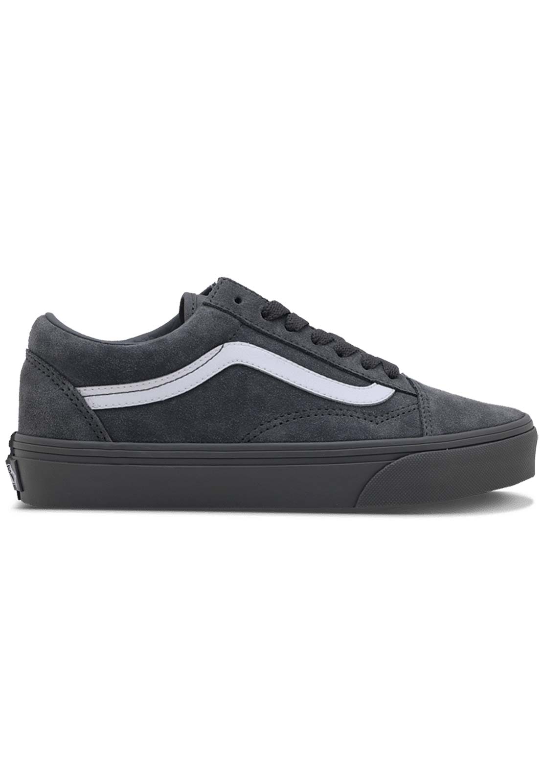 Vans Junior Old Skool Shoes Grey/True White