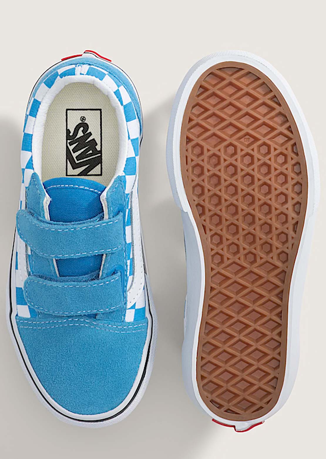 Vans Junior Old Skool V Shoes Bright Azure
