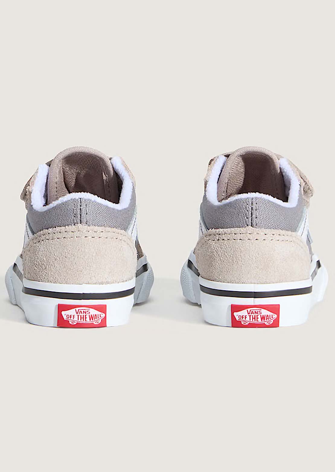 Vans Toddler Old Skool V Shoes Frost Gray