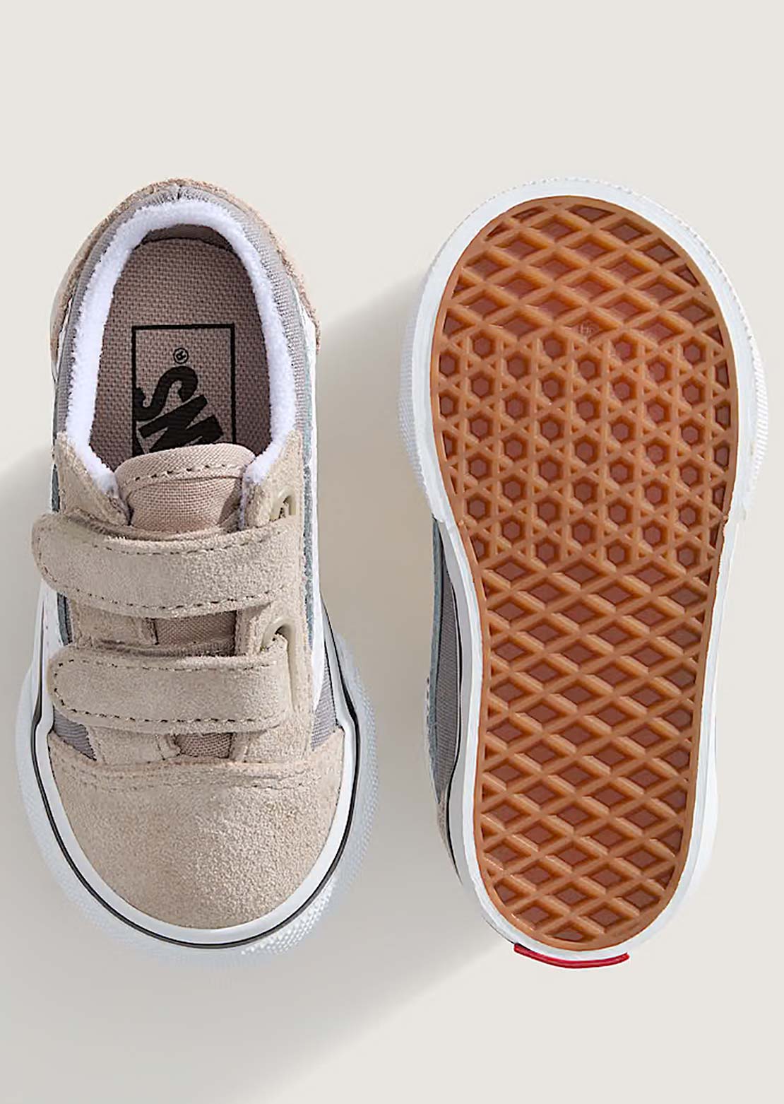 Vans Toddler Old Skool V Shoes Frost Gray