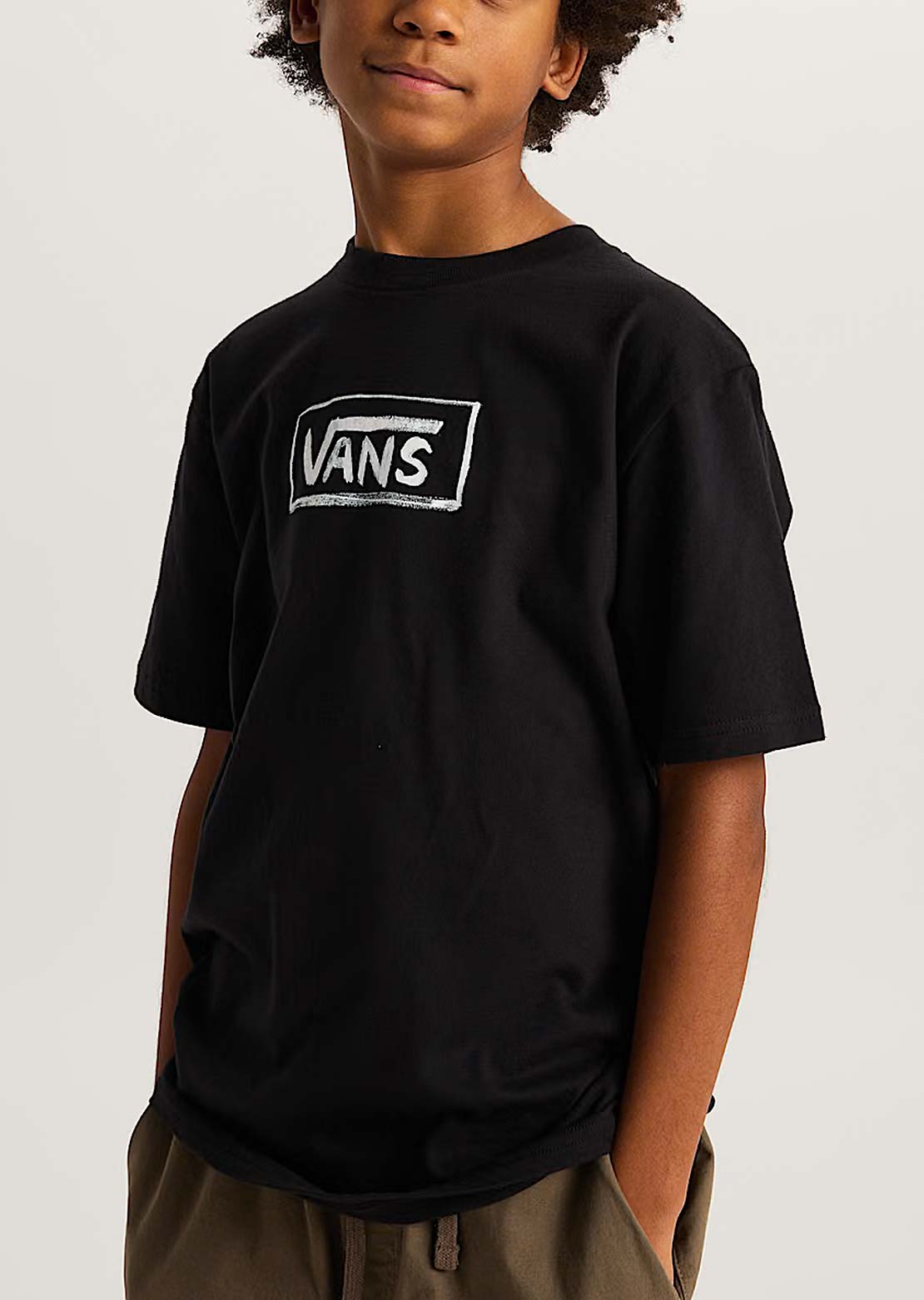 Vans Junior On Canvas T-Shirt Black