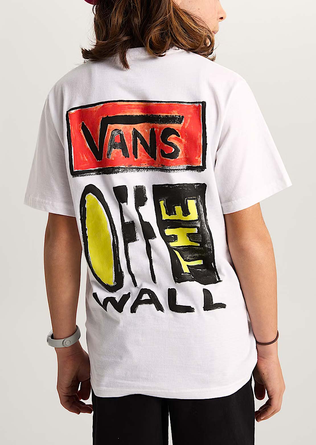 Vans Junior On Canvas T-Shirt White