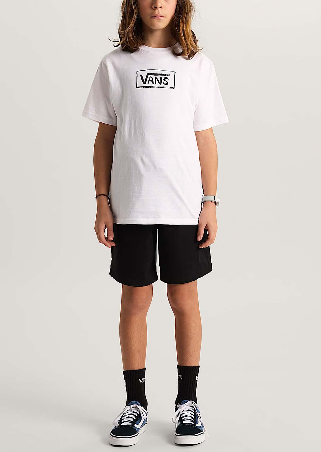 Vans Junior On Canvas T-Shirt White