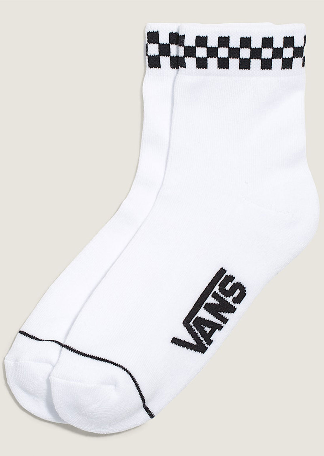 Vans Junior Peek-A-Check Socks White/Black