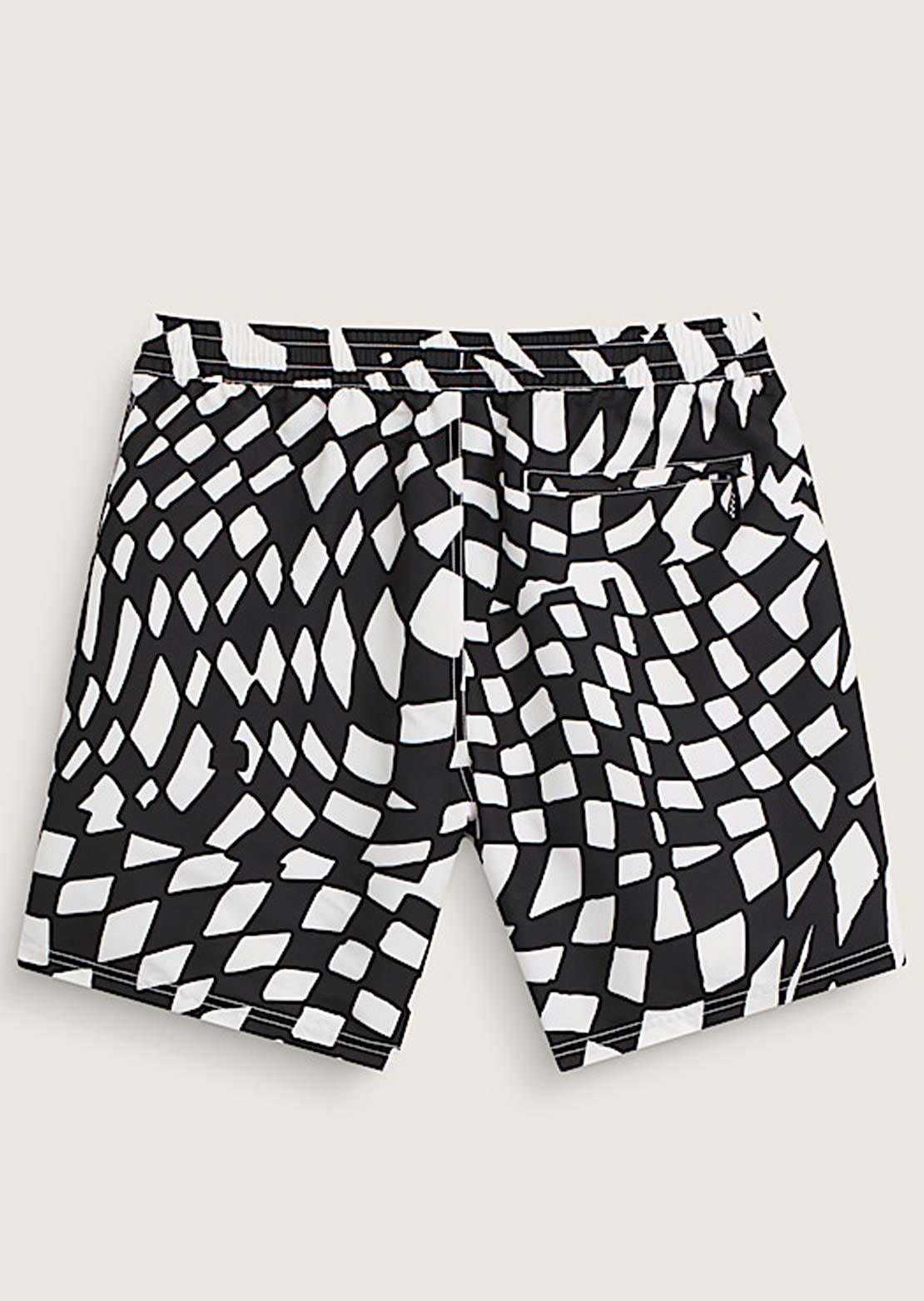 Vans Junior Primary II Printed Elastic Boardshorts Black/White
