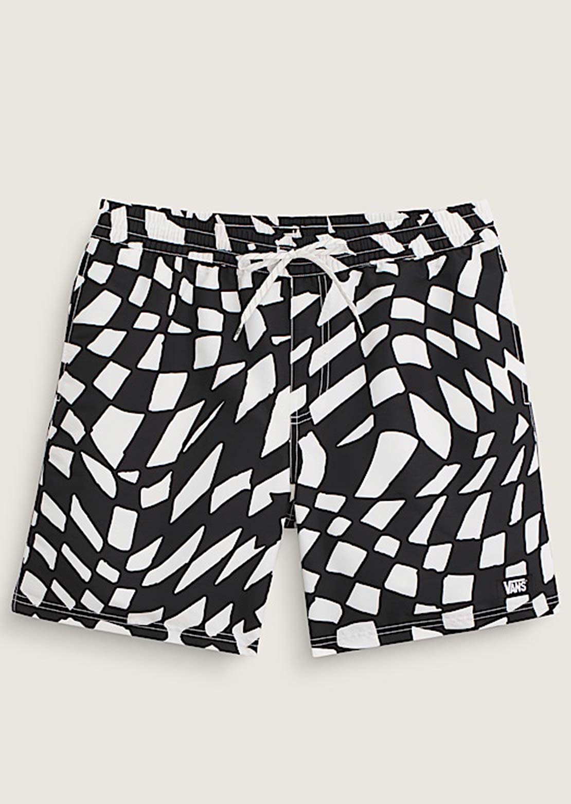 Vans Junior Primary II Printed Elastic Boardshorts Black/White
