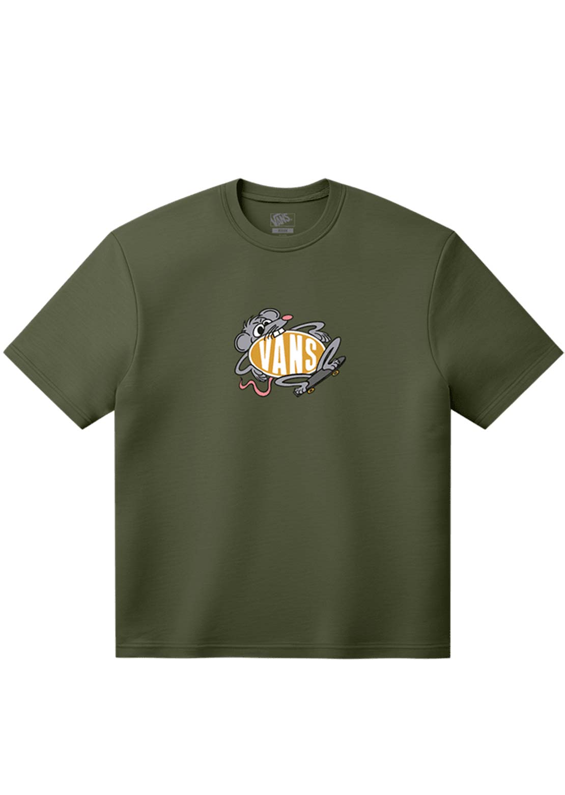 Vans Junior Rad Rodent T-Shirt Green Balsam