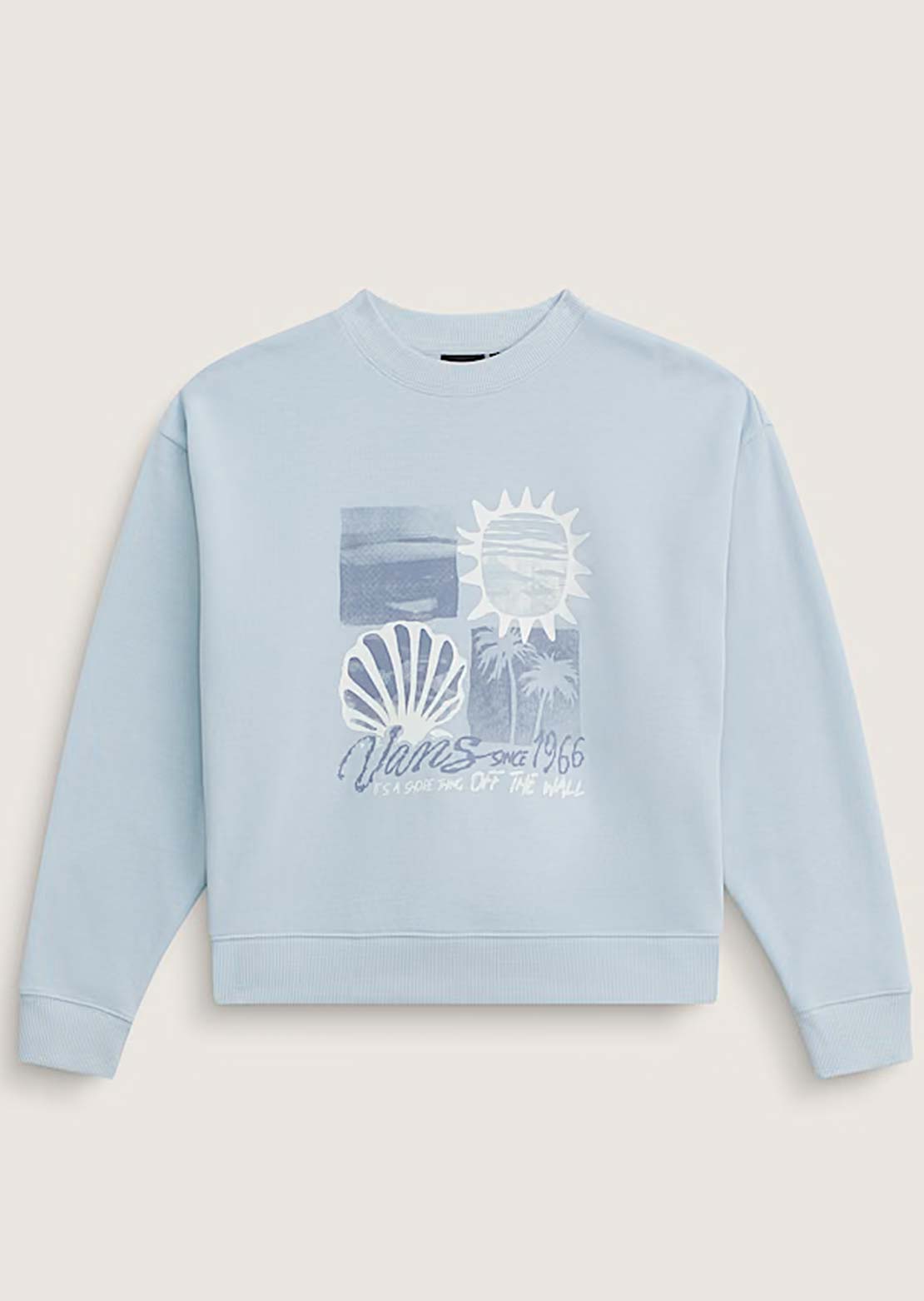 Vans Junior Shore Thing OS Crew Long Sleeve Dawn Mist