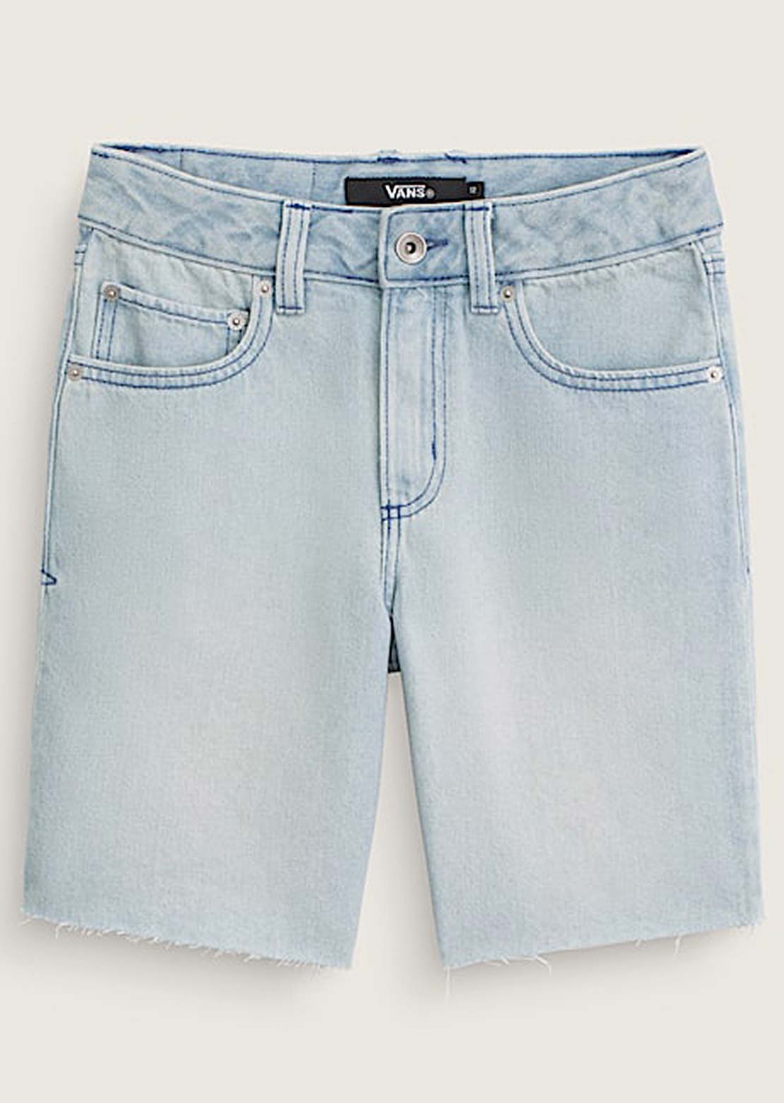 Vans Junior Sirelle Cut-Off Shorts Light Stonewash Blue