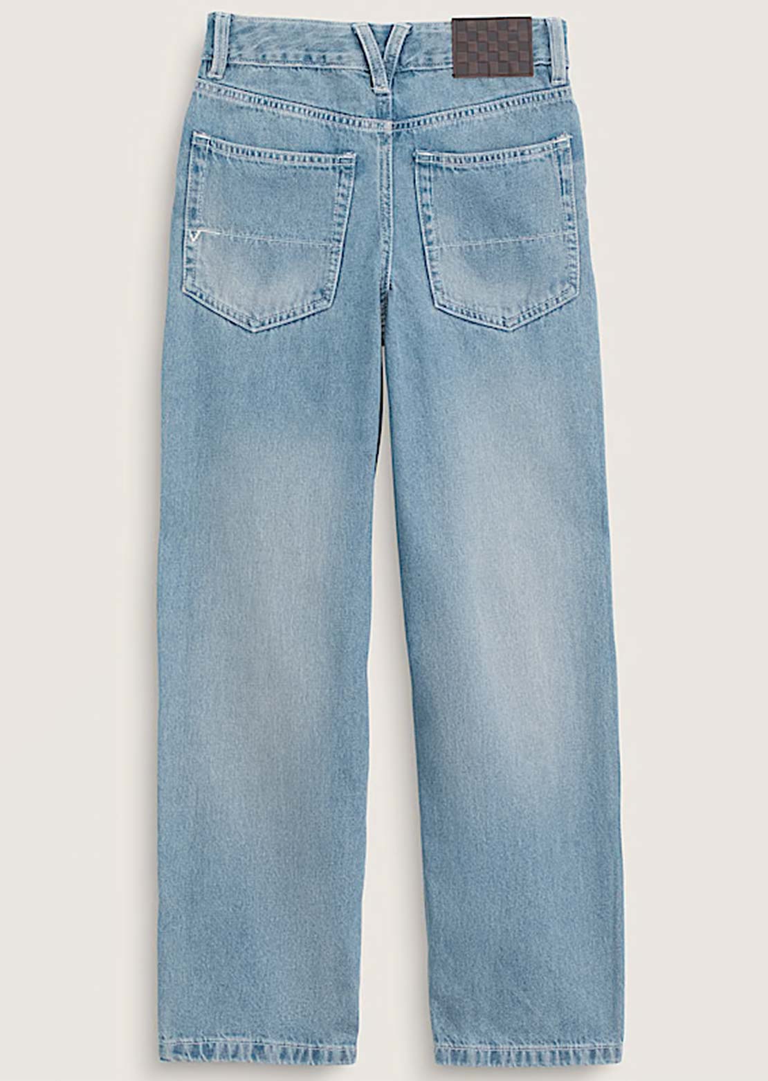 Vans Junior Sirelle Puddle Pants Stonewash Blue