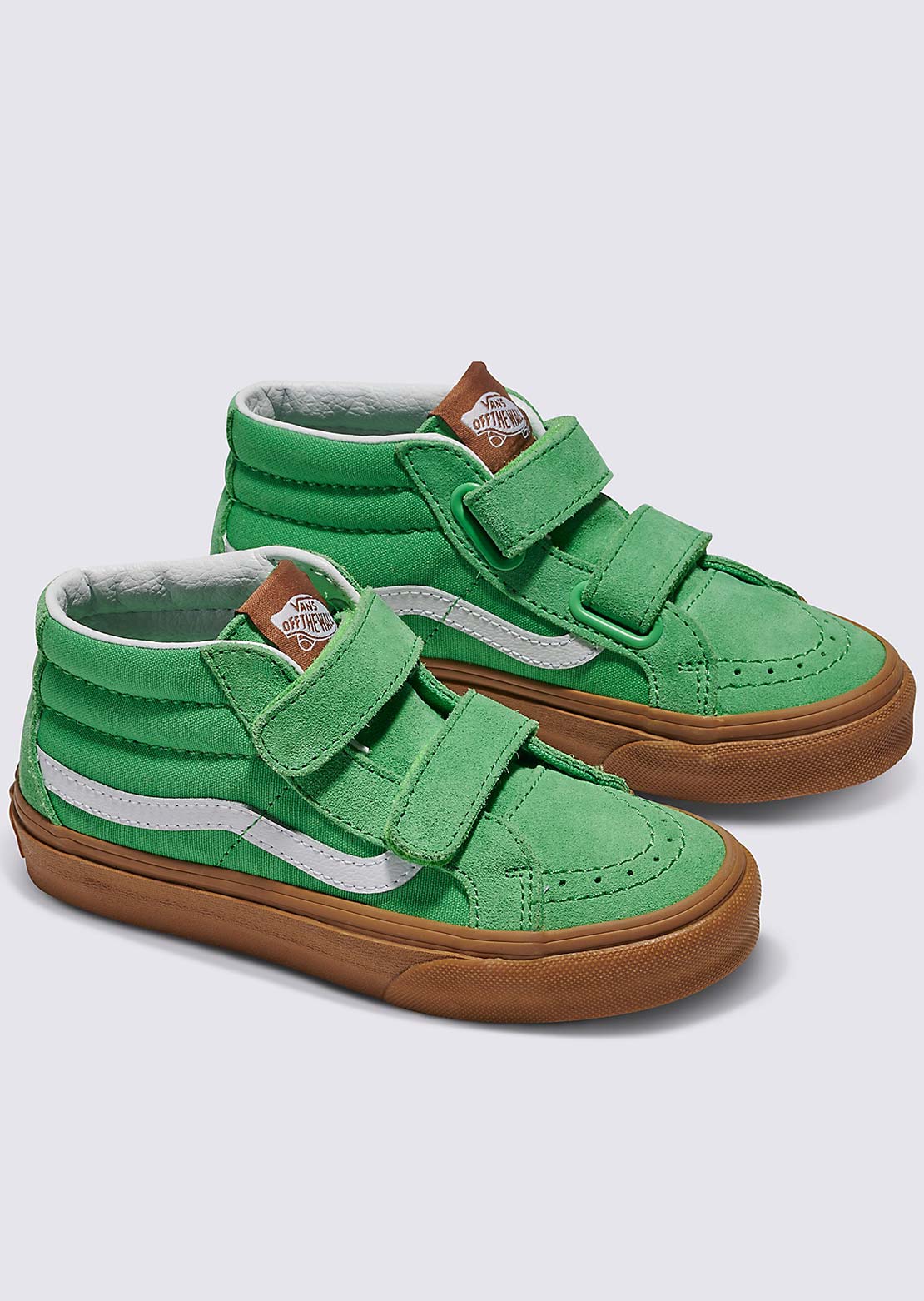 Vans Junior Sk8-Mid Reissue V Shoes Gum/Green