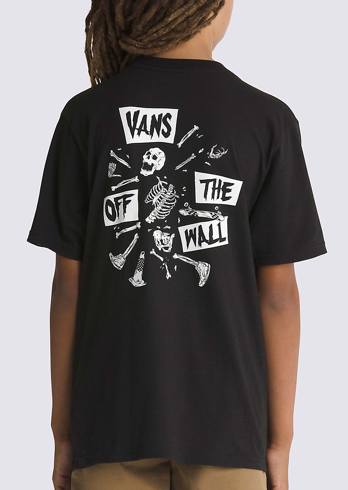 Vans Junior Skeleton T-Shirt Black