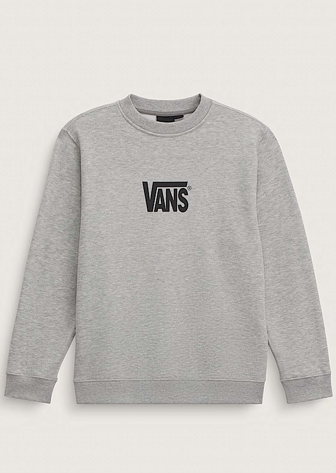 Vans Junior Stretch Logo Crew Longsleeve Cement Heather