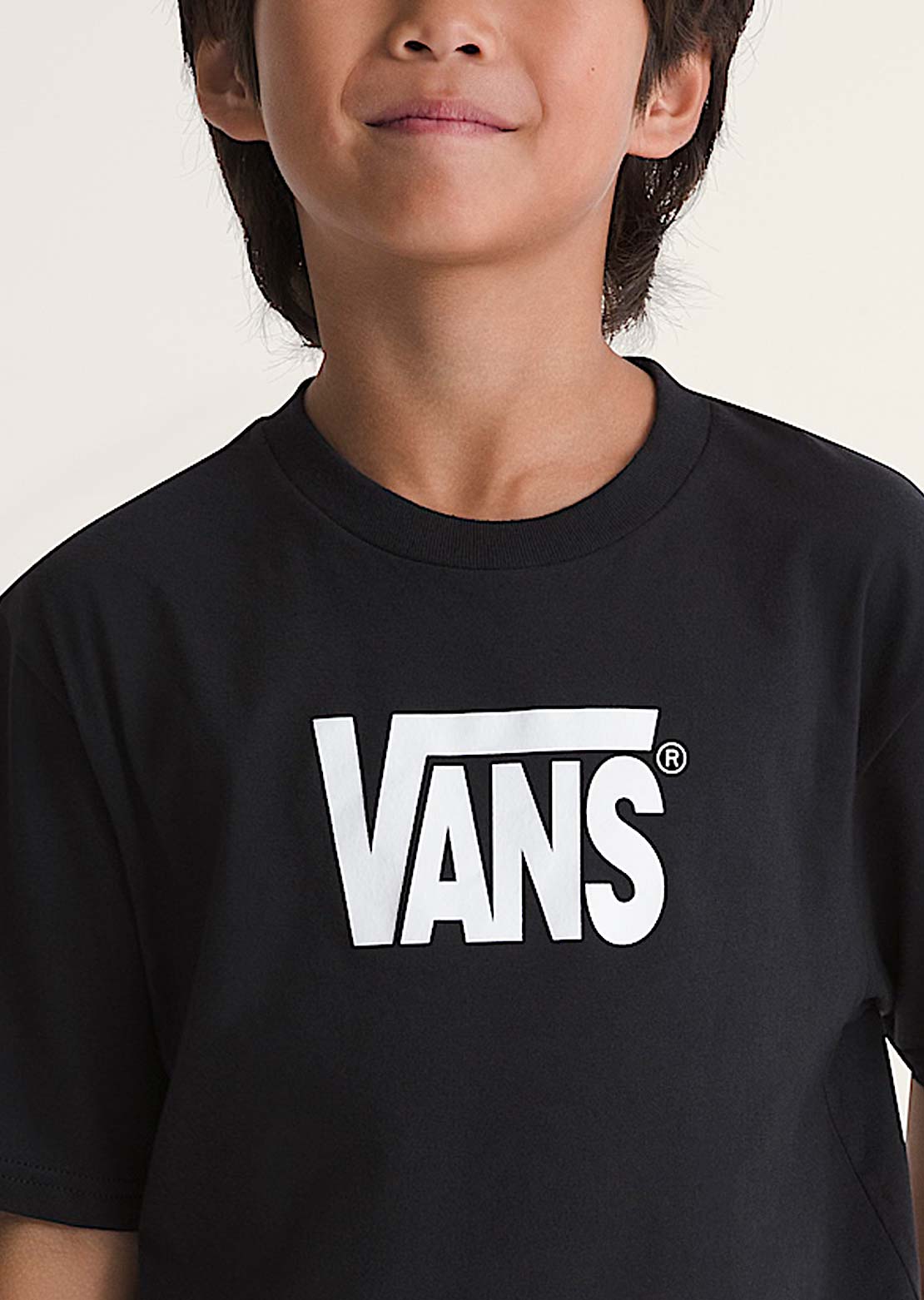 Vans Junior Stretch Logo T-Shirt Black