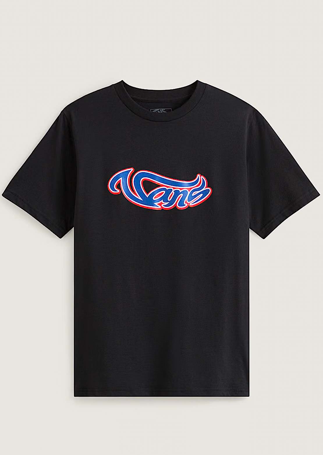 Vans Junior Wavy Script T-Shirt Black