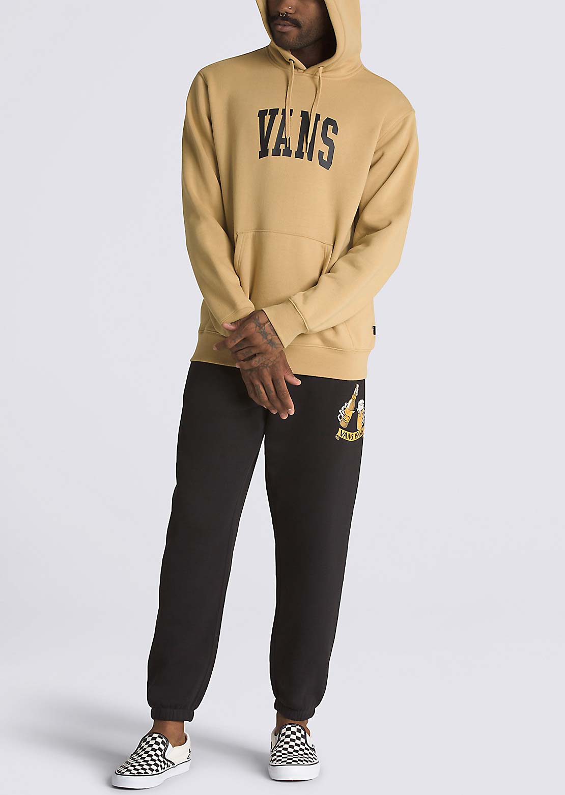 Vans Men&#39;s Arched Pullover Hood Antelope
