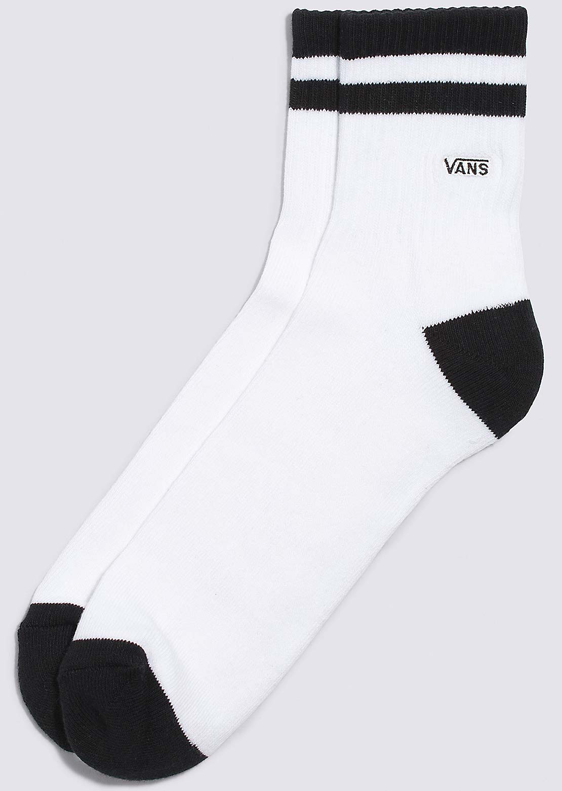 Vans Men's Art Half Crew Socks White/Black