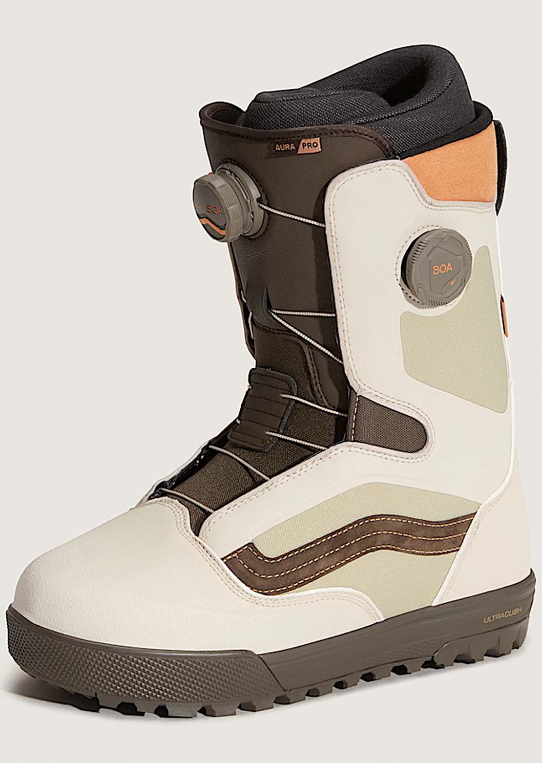 Vans Men's Aura Pro Snowboard Boots Bay Leaf Green