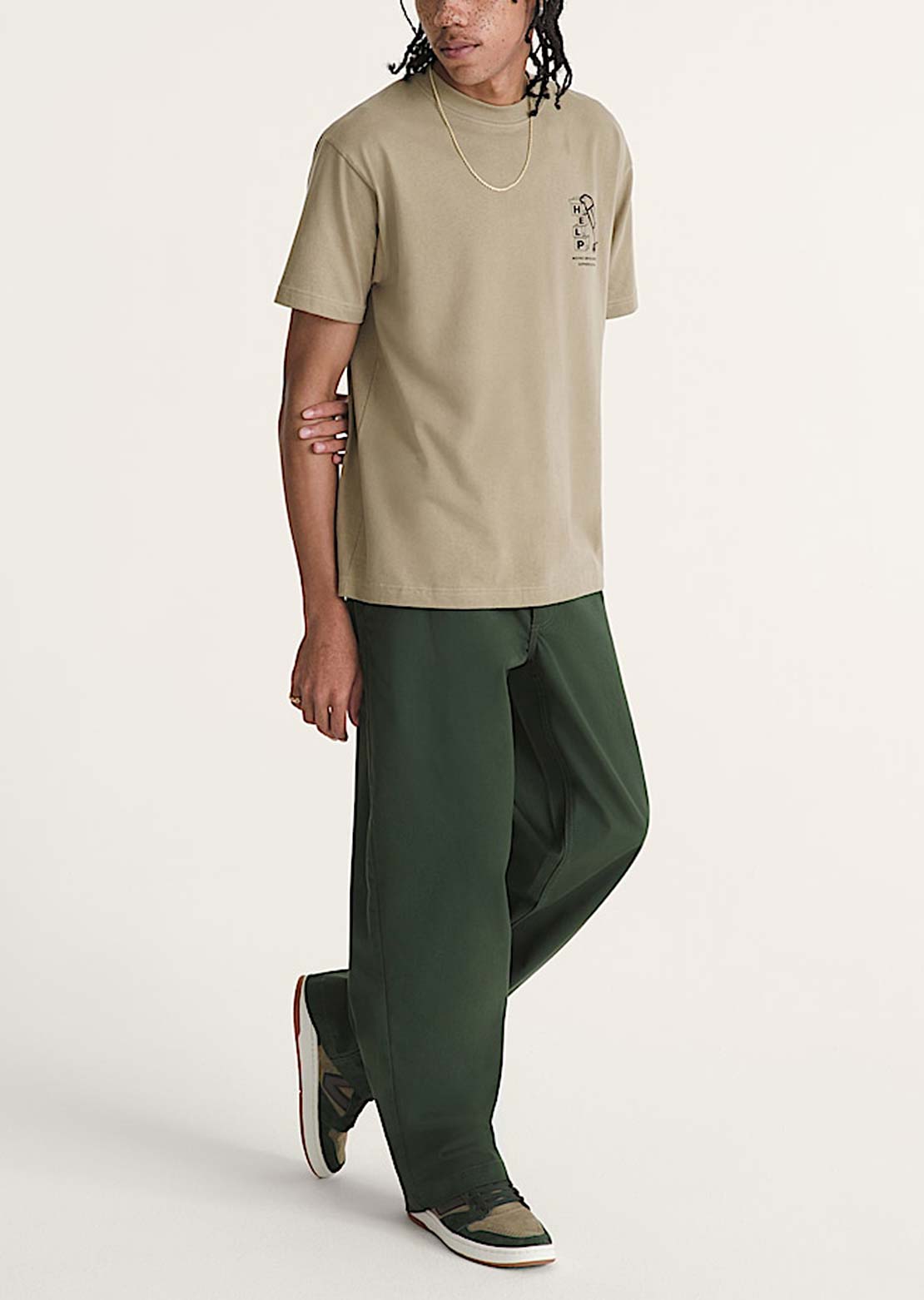 Vans Men's Authentic Chino Loose Pants Dried Kelp