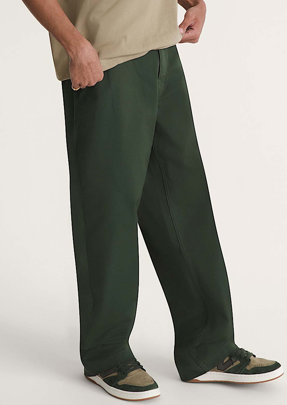 Vans Men's Authentic Chino Loose Pants Dried Kelp