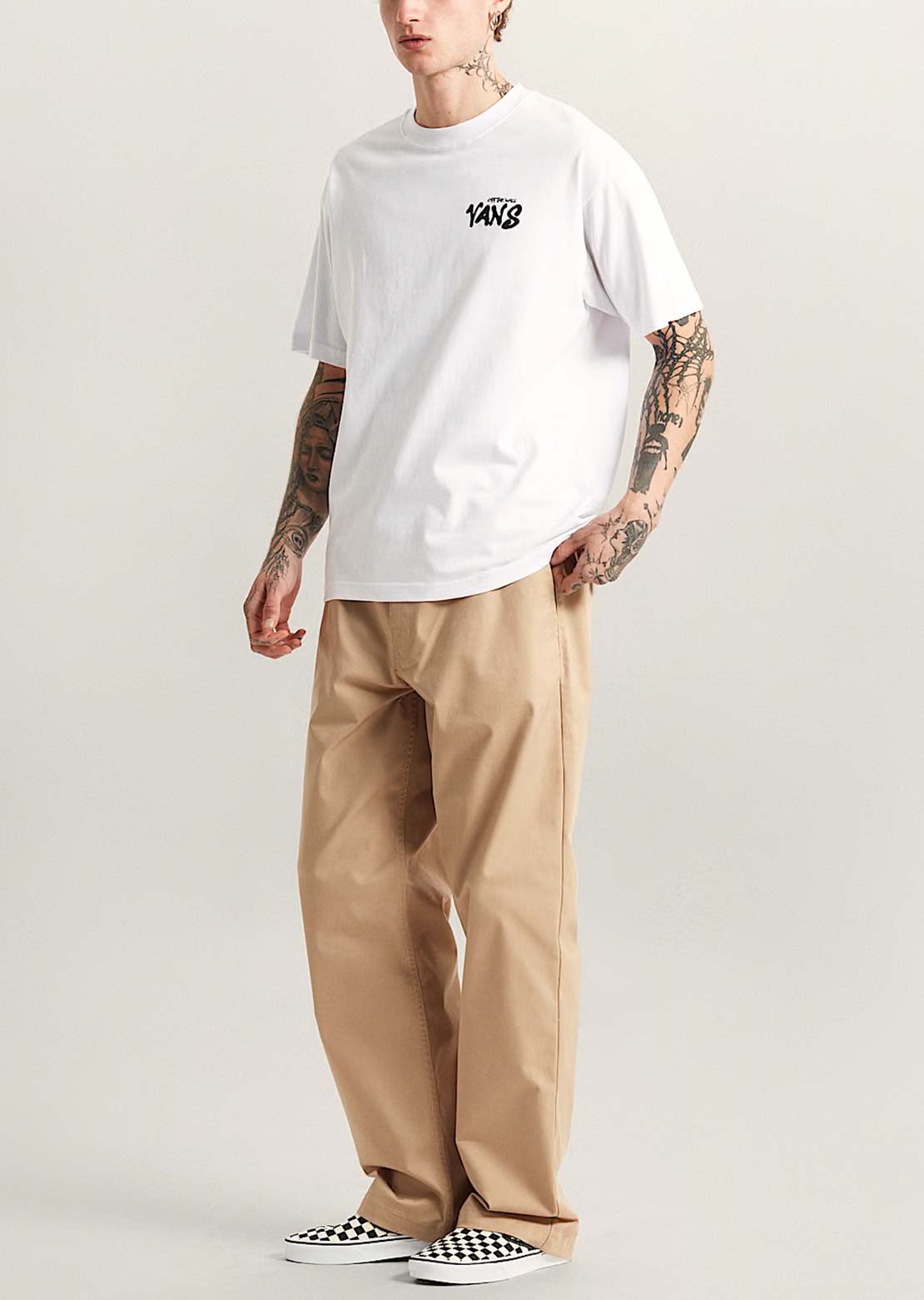 Vans Men's Authentic Chino Loose Pants Incense Beige