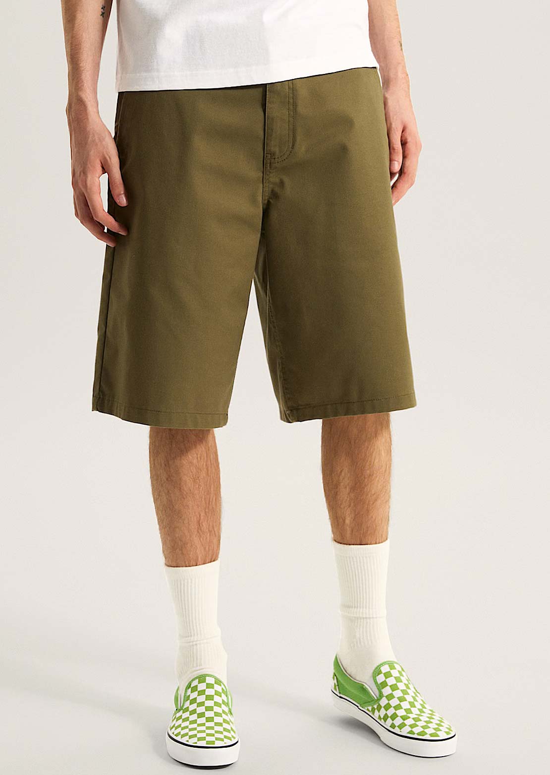 Vans Men's Authentic Chino Loose Shorts Moss Olive