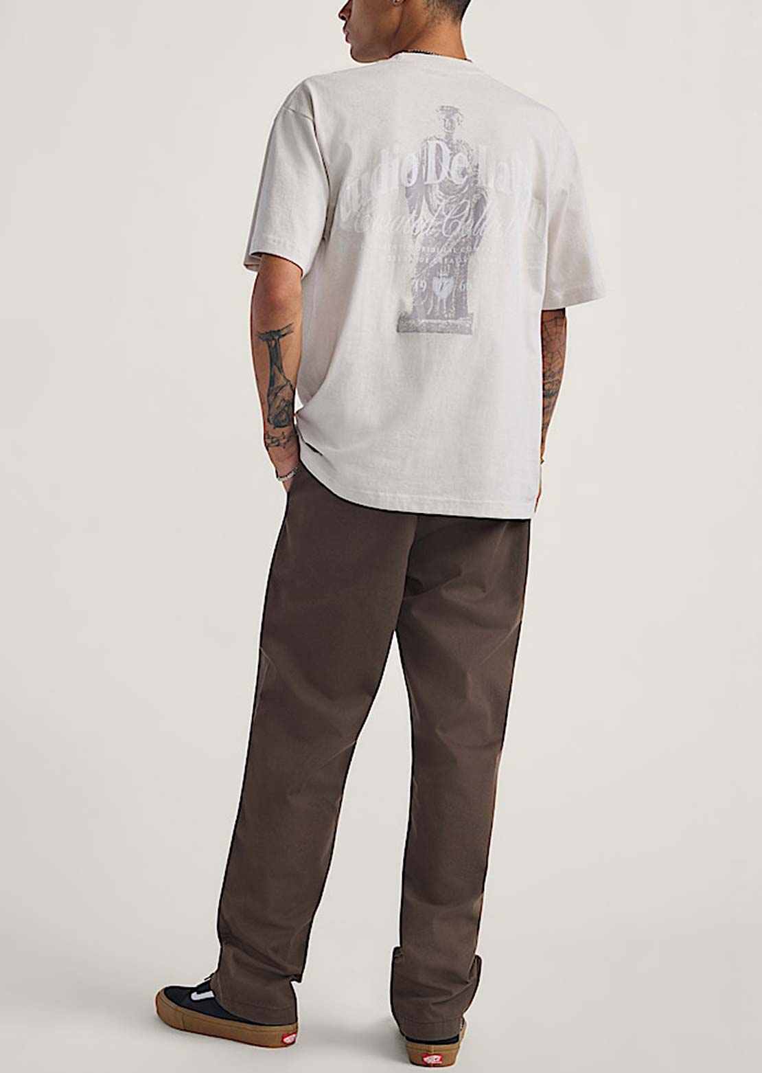 Vans Men's Authentic Chino Relaxed Pants Coal Brown