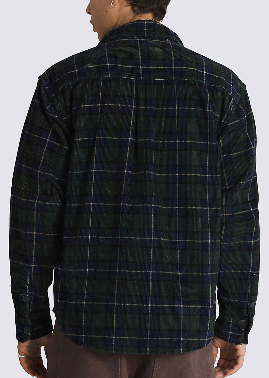Vans Men's Ave Woven Button Up Shirts Scarab