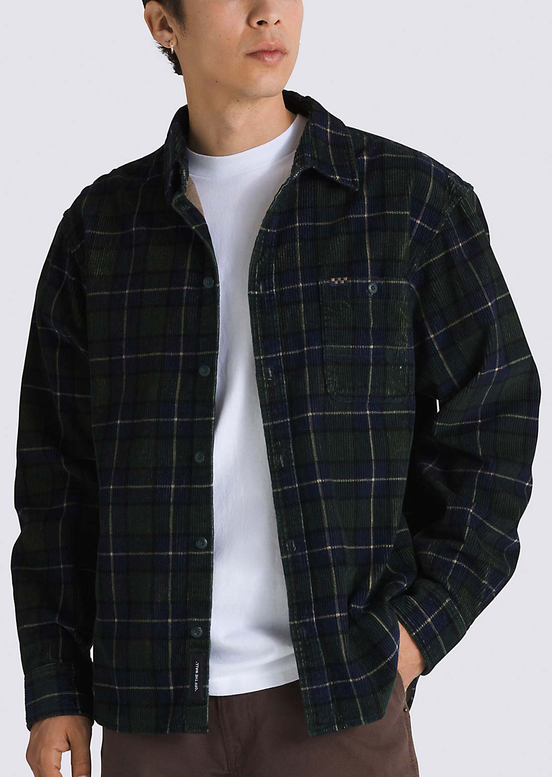 Vans Men's Ave Woven Button Up Shirts Scarab