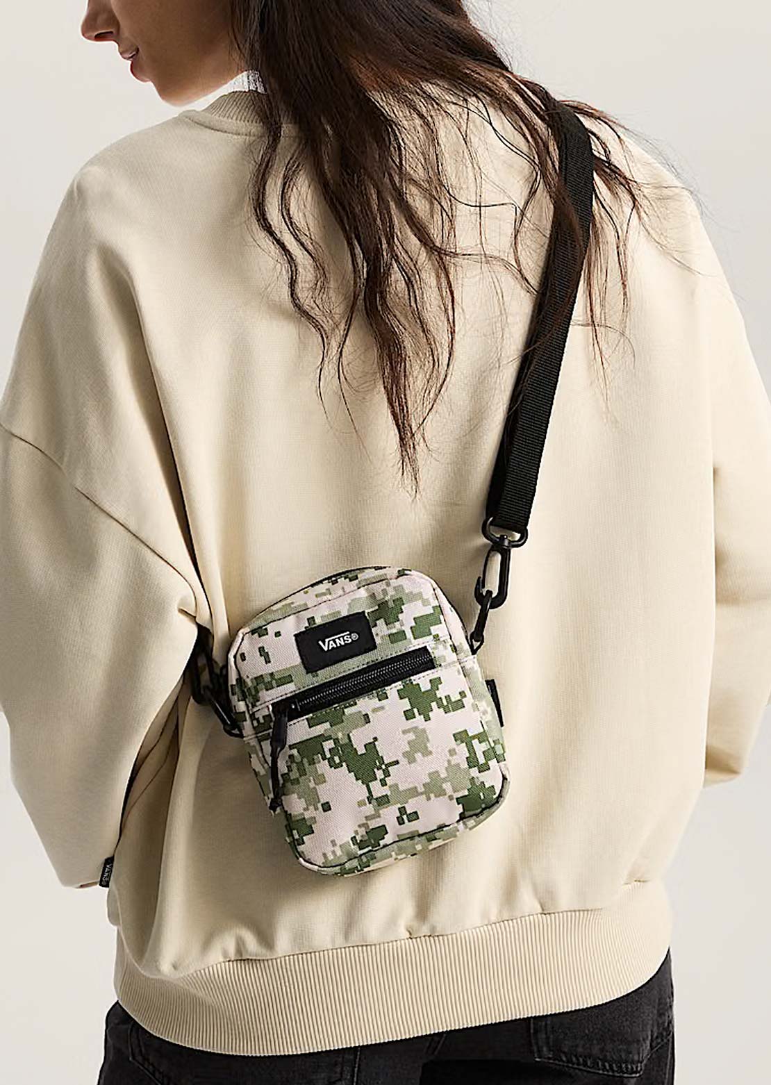 Vans Men's Bail Shoulder Bag Netral Olive/Marshmallow