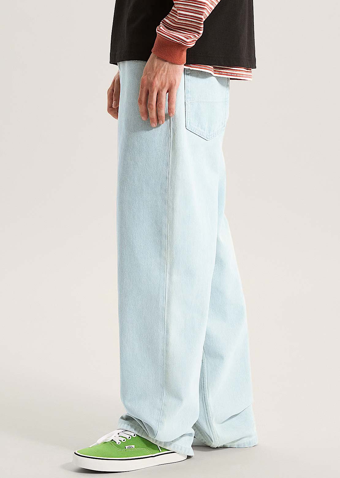 Vans Men's Check-5 Loose Denim Pants Blue Ice