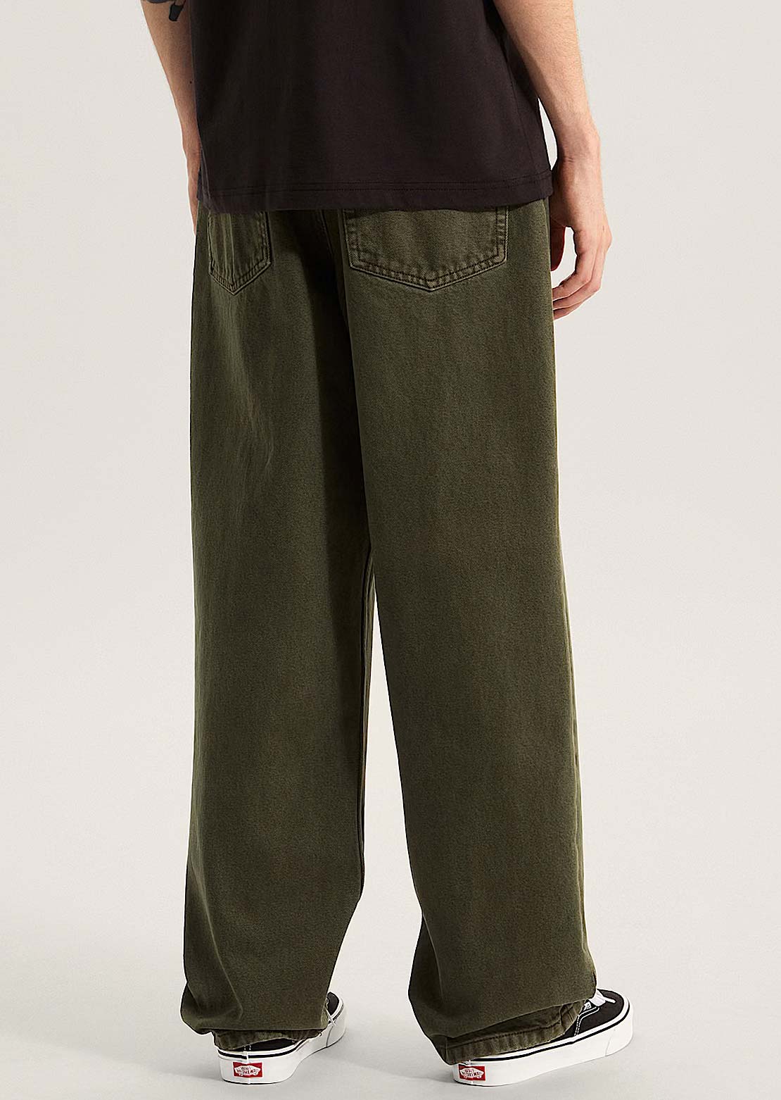 Vans Men's Check-5 Loose Denim Pants Mossy Olive