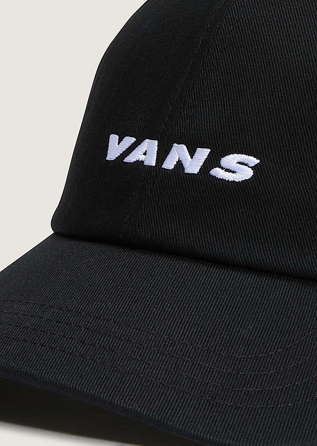 Vans Men's Check Side Curved Bill Jockey Cap Black