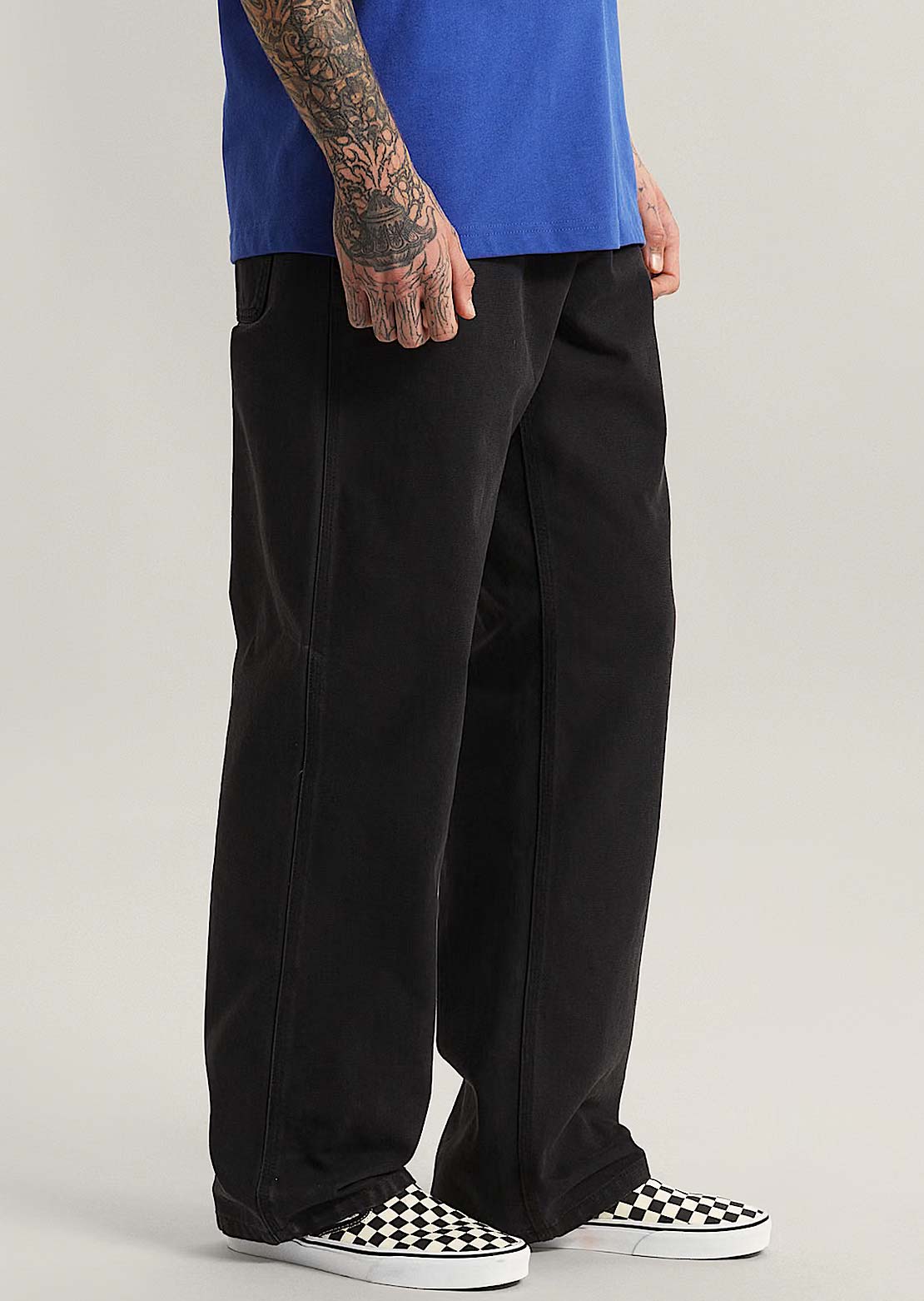 Vans Men's Chore Loose Pigment Overdye Pants Black