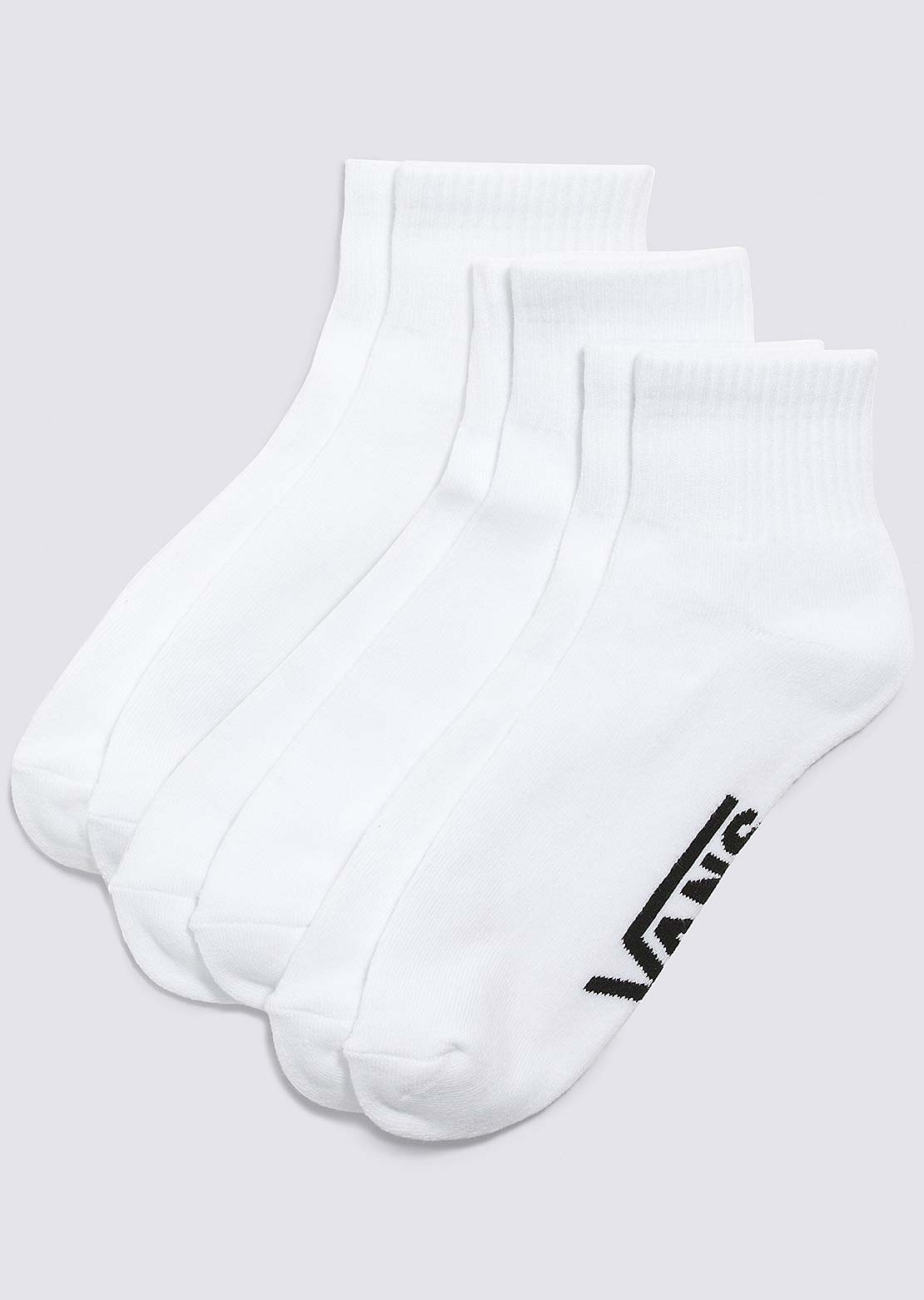 Vans Men&#39;s Classic Ankle Socks Black/White