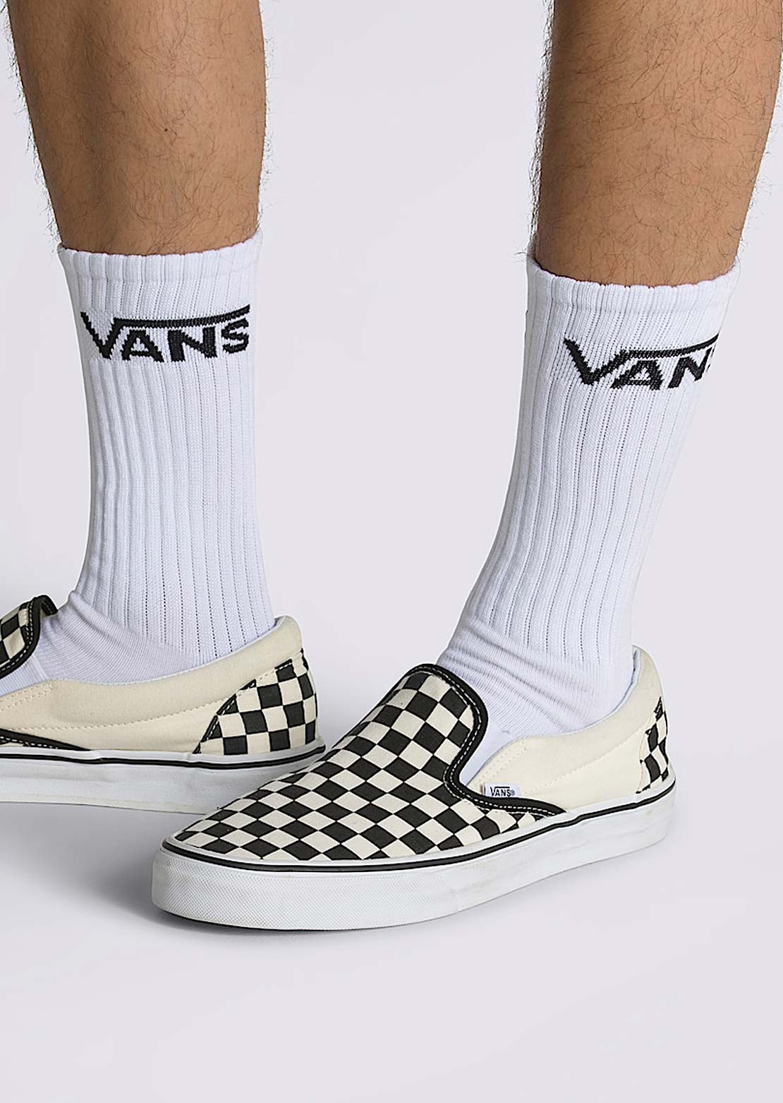 Vans Men's Classic Crew Socks White