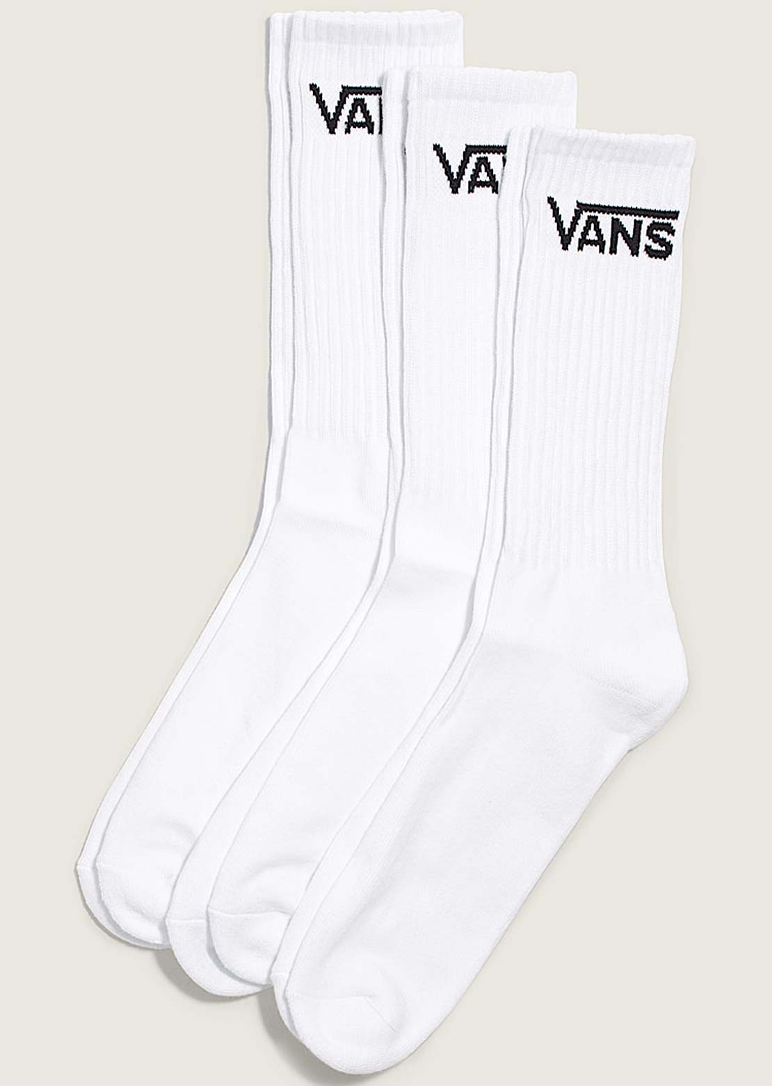 Vans Men's Classic Crew Socks White