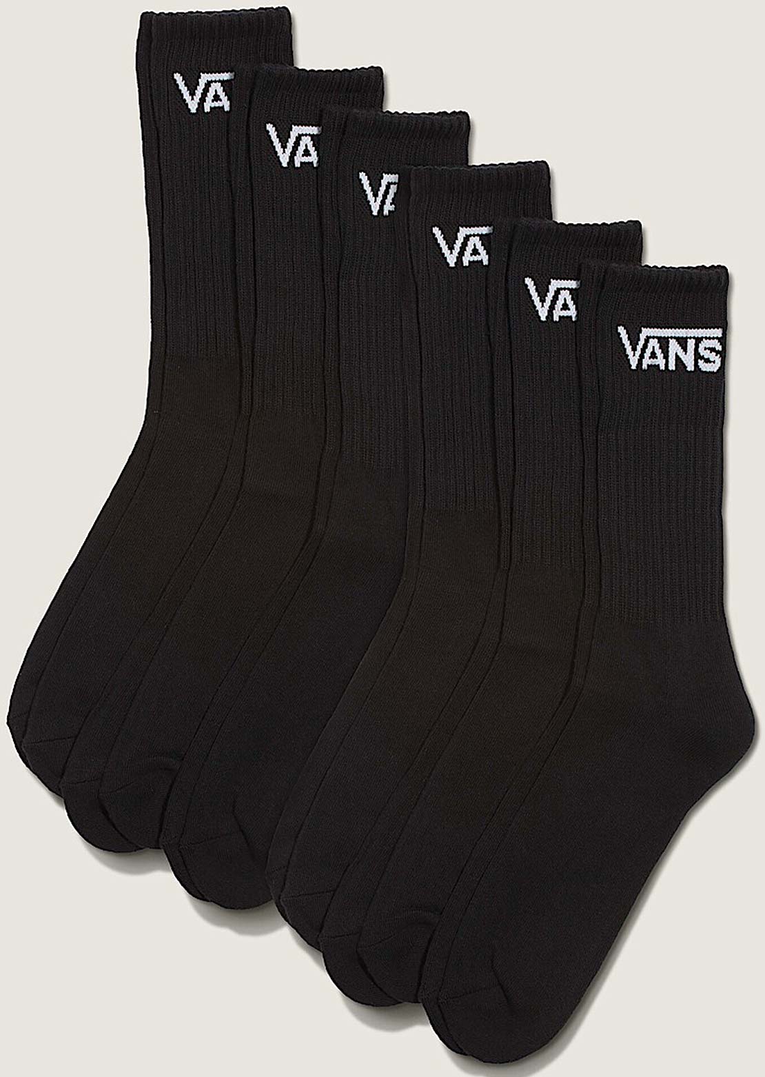 Vans Men's Classic Crew Socks Black