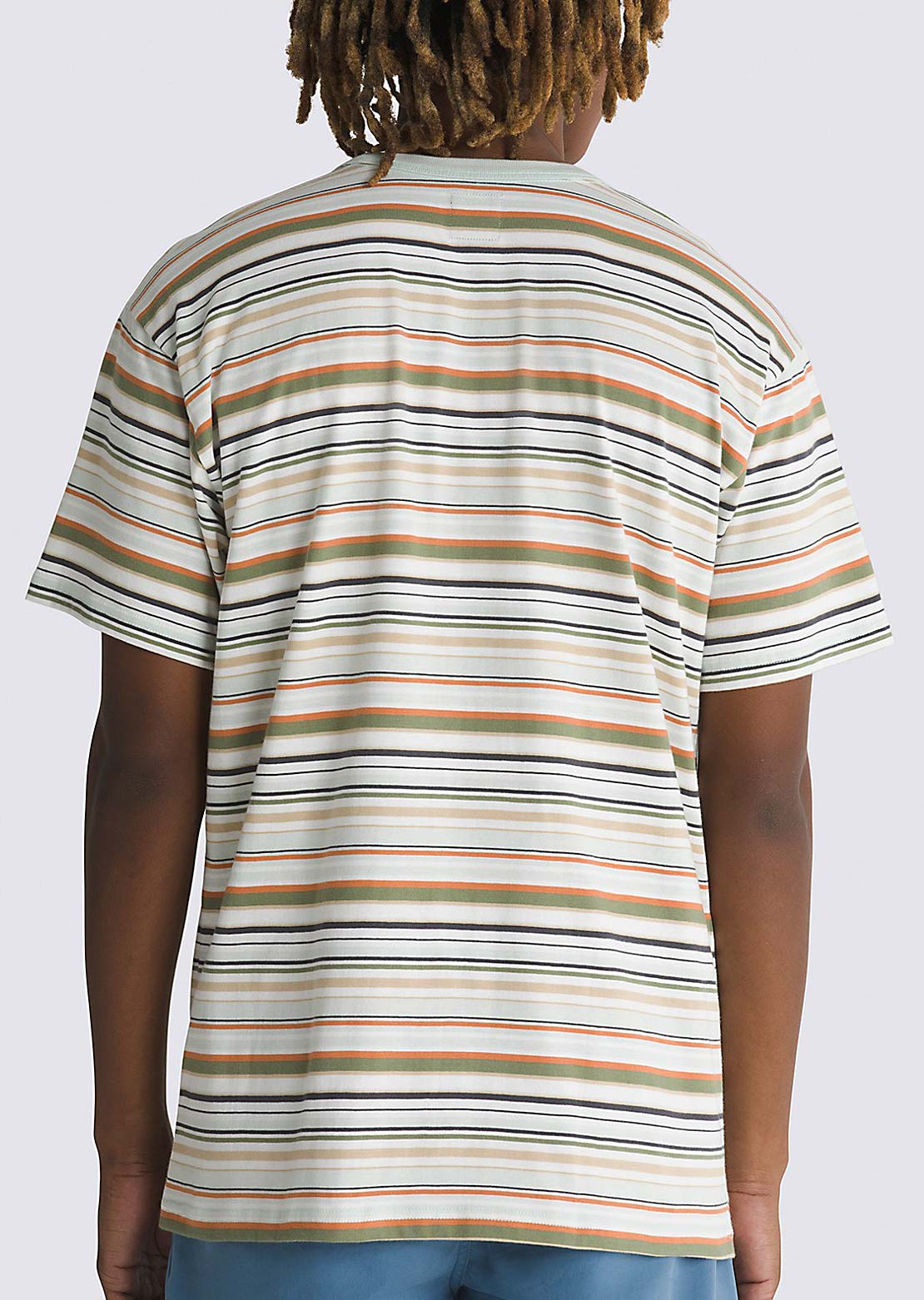 Vans Men&#39;s Cullen SS T-Shirt Pale Aqua/Marshmallow