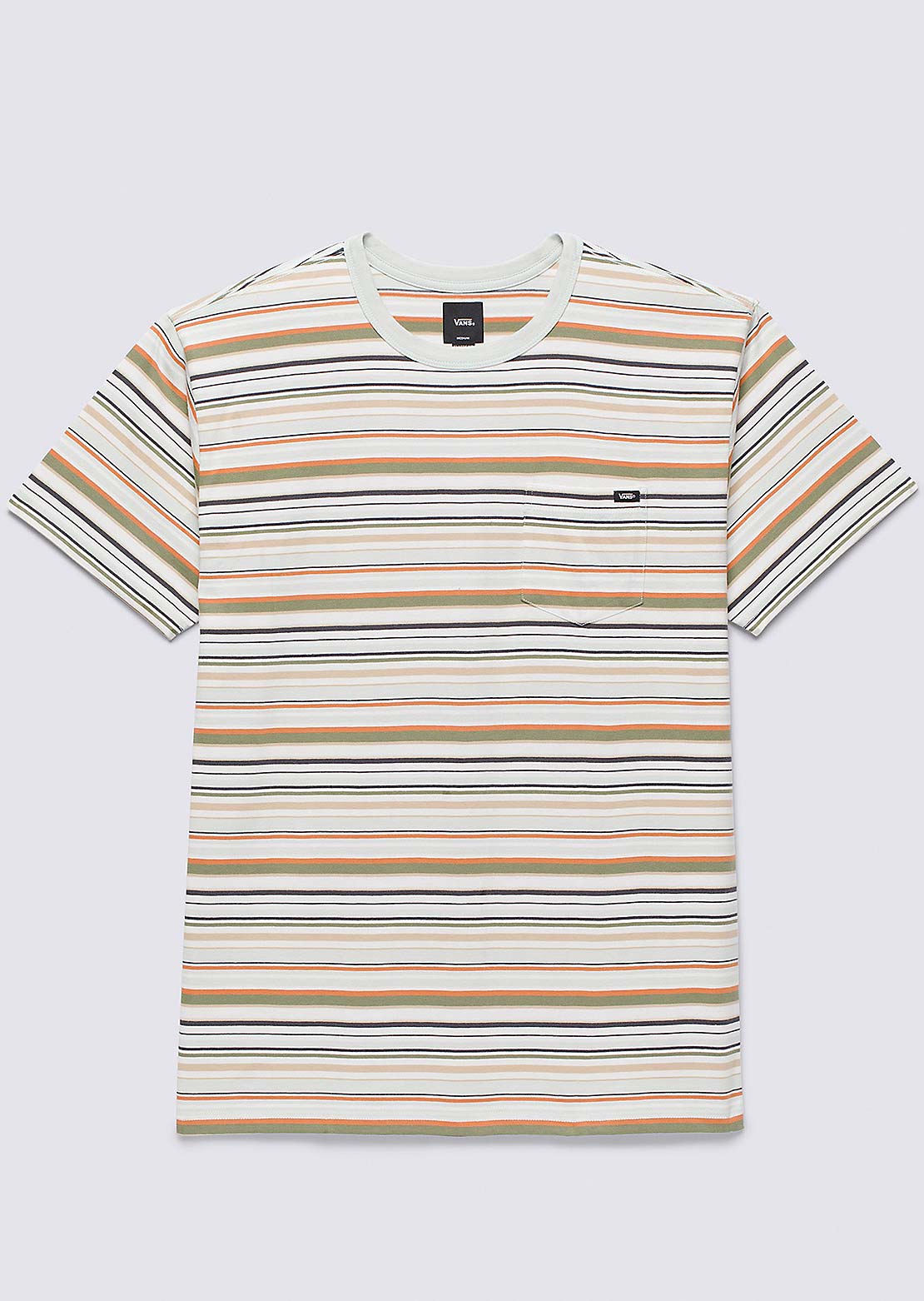 Vans Men&#39;s Cullen SS T-Shirt Pale Aqua/Marshmallow